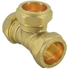Brass equal Tee 15mm