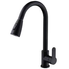 PULL DOWN KITCHEN MIXER TAP MATT BLACK