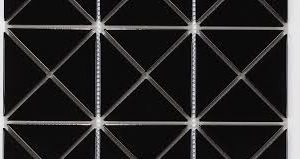 BLACK TRIANGLE- GLOSS 42MM (274 X 274) CERAMIC MOSAICS